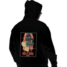 Load image into Gallery viewer, Shirts Pullover Hoodies, Unisex / Small / Black Under Is Wrong
