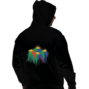 Shirts Pullover Hoodies, Unisex / Small / Black N64 Splash