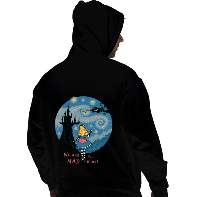 Daily_Deal_Shirts Pullover Hoodies, Unisex / Small / Black Starry Wonderland