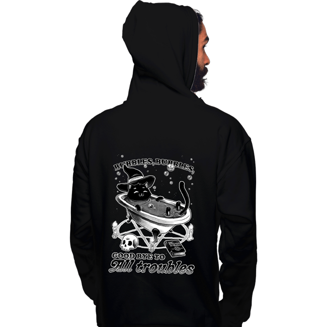 Daily_Deal_Shirts Pullover Hoodies, Unisex / Small / Black Goodbye Troubles