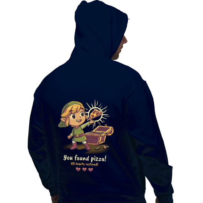 Daily_Deal_Shirts Pullover Hoodies, Unisex / Small / Navy Legendary Pizza