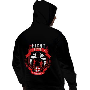Shirts Pullover Hoodies, Unisex / Small / Black Fight, Resist, Survive