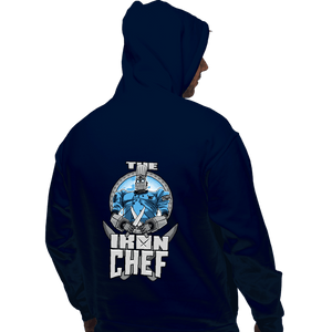 Daily_Deal_Shirts Pullover Hoodies, Unisex / Small / Navy The Iron Chef