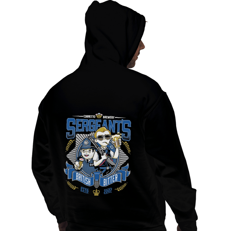 Shirts Pullover Hoodies, Unisex / Small / Black Sergeant's British Bitter
