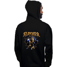 Load image into Gallery viewer, Daily_Deal_Shirts Pullover Hoodies, Unisex / Small / Black Wolf Slasher
