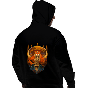 Daily_Deal_Shirts Pullover Hoodies, Unisex / Small / Black Art Deco Dark Fortress