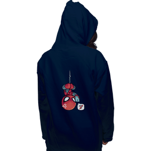 Shirts Pullover Hoodies, Unisex / Small / Navy Chibi Spider