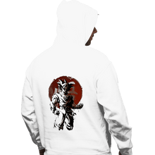 Load image into Gallery viewer, Shirts Pullover Hoodies, Unisex / Small / White Saiyan Sun

