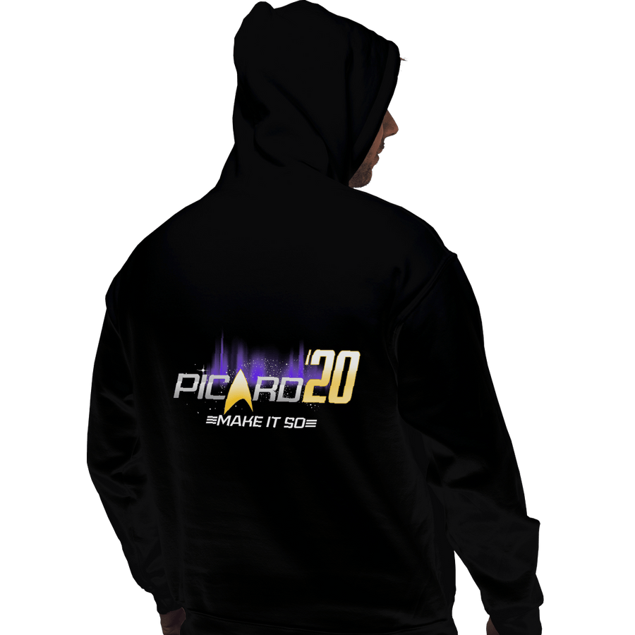 Shirts Zippered Hoodies, Unisex / Small / Black Make It So