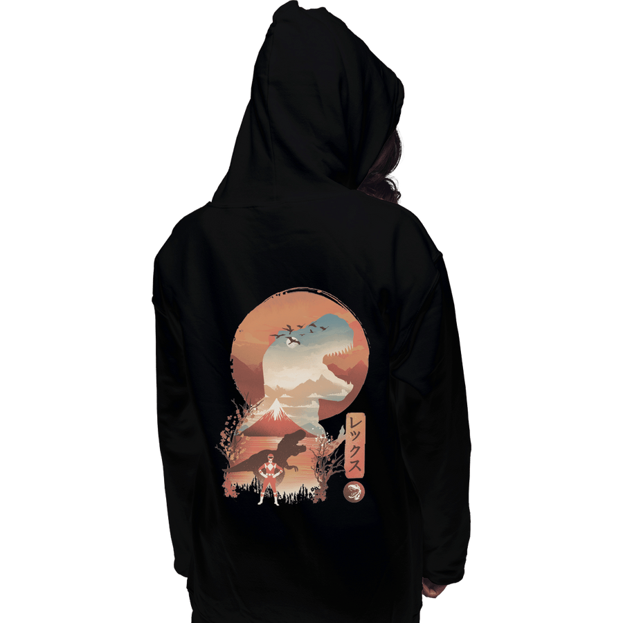 Shirts Zippered Hoodies, Unisex / Small / Black Red Ranger Ukiyoe
