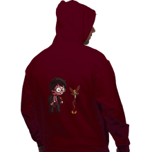 Load image into Gallery viewer, Shirts Pullover Hoodies, Unisex / Small / Maroon Snitch Wings
