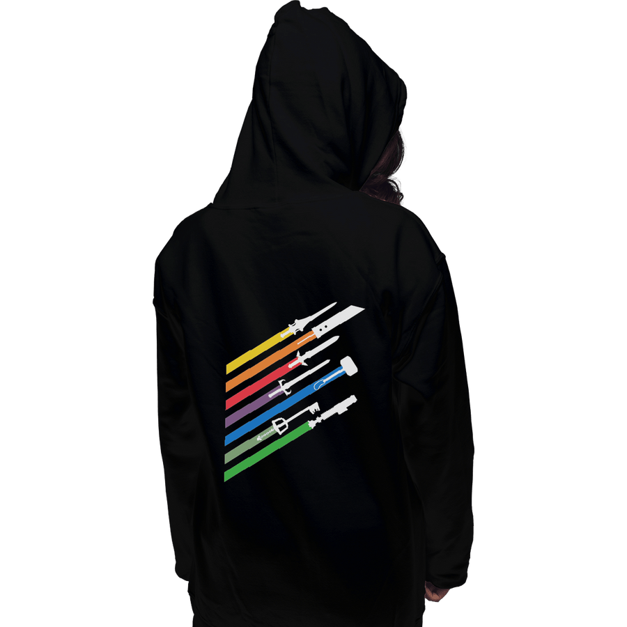 Shirts Zippered Hoodies, Unisex / Small / Black Weapon Streaks