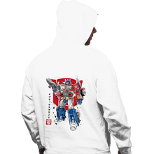 Load image into Gallery viewer, Daily_Deal_Shirts Pullover Hoodies, Unisex / Small / White Prime Sumi-E
