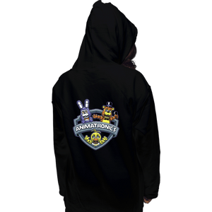 Shirts Pullover Hoodies, Unisex / Small / Black Animatronics Maniacs