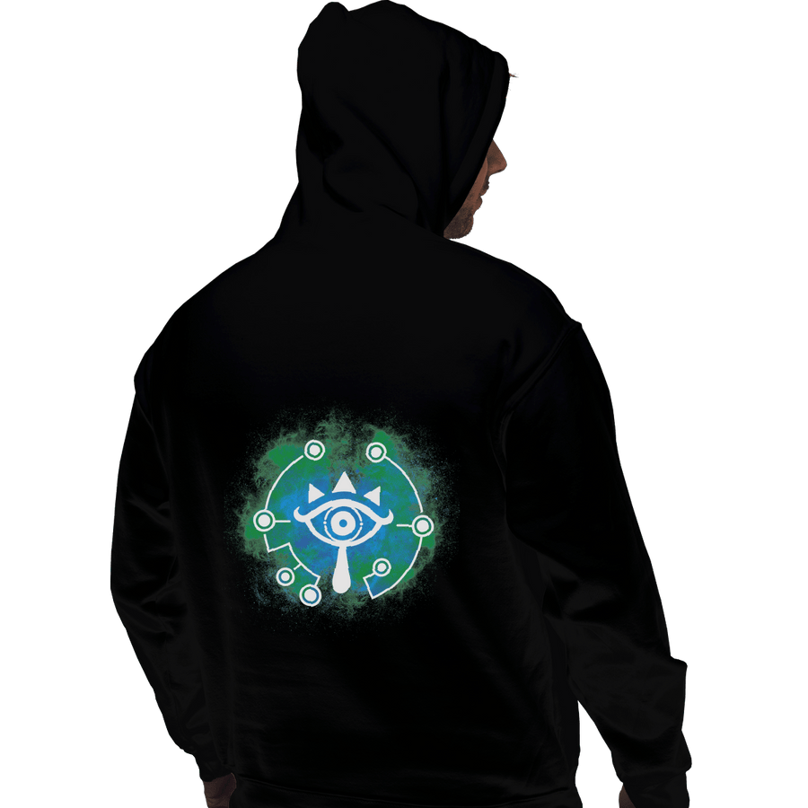 Shirts Pullover Hoodies, Unisex / Small / Black Open Your Sheikah Eye