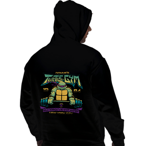 Daily_Deal_Shirts Pullover Hoodies, Unisex / Small / Black Donnie's Turtle Gym