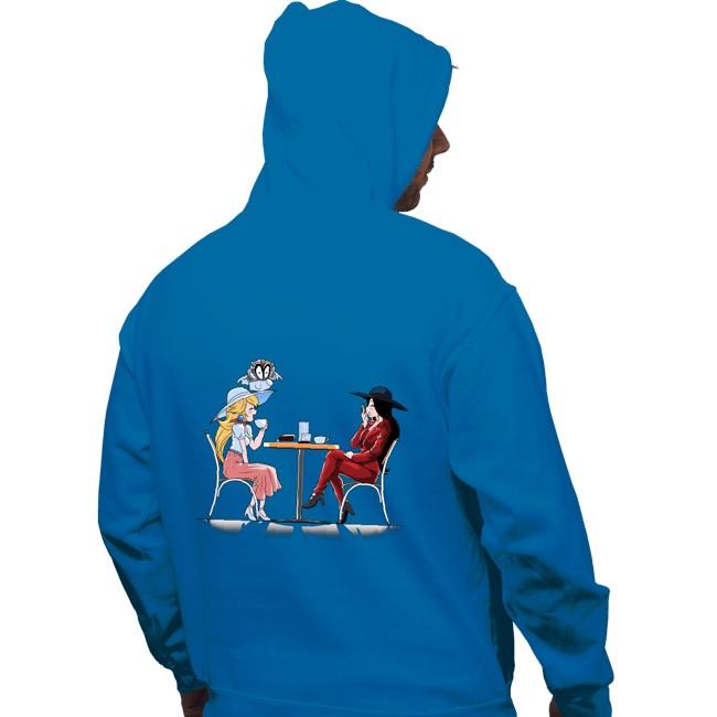 Shirts Pullover Hoodies, Unisex / Small / Sapphire Peach And Pauline