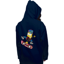 Load image into Gallery viewer, Daily_Deal_Shirts Pullover Hoodies, Unisex / Small / Navy Bart To The Future
