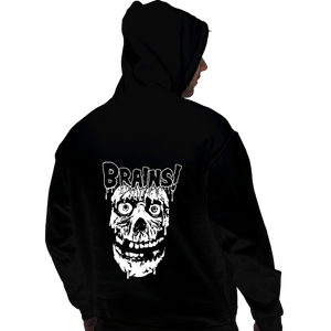 Daily_Deal_Shirts Pullover Hoodies, Unisex / Small / Black More Brains!