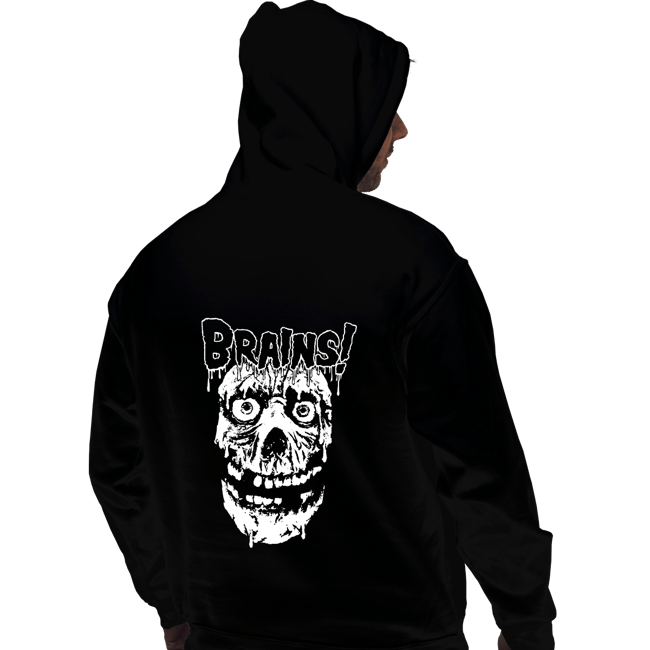 Daily_Deal_Shirts Pullover Hoodies, Unisex / Small / Black More Brains!