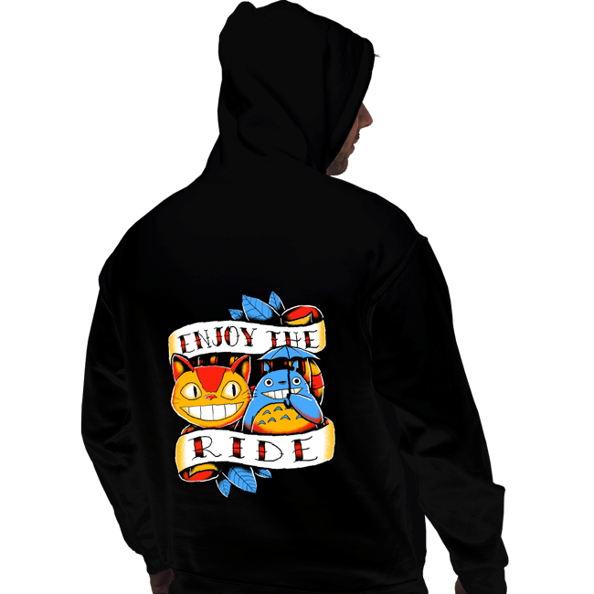 Daily_Deal_Shirts Pullover Hoodies, Unisex / Small / Black Enjoy The Ride