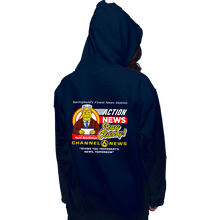 Load image into Gallery viewer, Daily_Deal_Shirts Pullover Hoodies, Unisex / Small / Navy Springfield Channel 6 Action News
