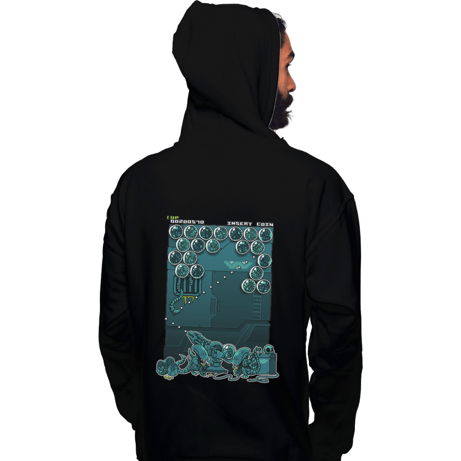 Shirts Zippered Hoodies, Unisex / Small / Black Alien Bobble