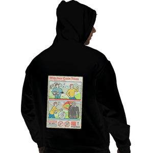 Shirts Zippered Hoodies, Unisex / Small / Black Witcher Coin Toss