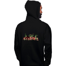 Load image into Gallery viewer, Daily_Deal_Shirts Pullover Hoodies, Unisex / Small / Black Dinosaurs
