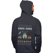 Load image into Gallery viewer, Shirts Pullover Hoodies, Unisex / Small / Dark Heather A Very Ghibli Xmas
