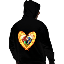 Load image into Gallery viewer, Daily_Deal_Shirts Pullover Hoodies, Unisex / Small / Black Burning Love

