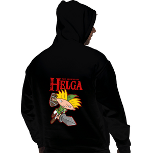 Daily_Deal_Shirts Pullover Hoodies, Unisex / Small / Black The Legend Of Helga