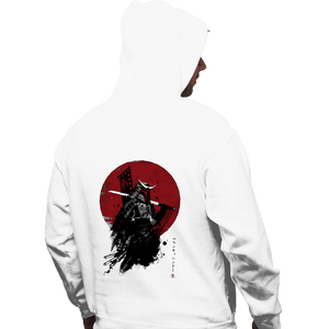 Shirts Pullover Hoodies, Unisex / Small / White Mandalorian Samurai