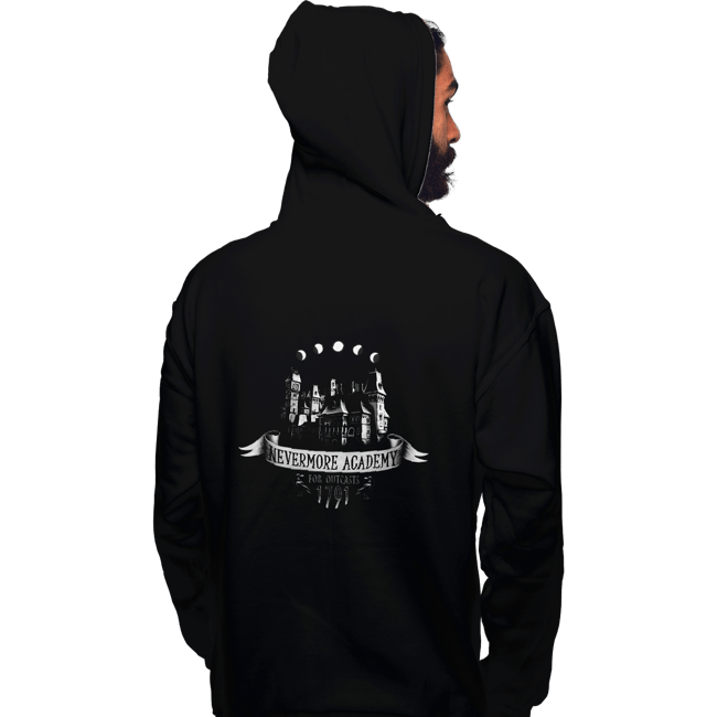 Daily_Deal_Shirts Pullover Hoodies, Unisex / Small / Black Nevermore Academy