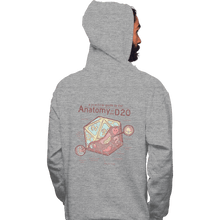 Load image into Gallery viewer, Shirts Zippered Hoodies, Unisex / Small / Sports Grey Anatomy Of The D20
