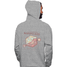 Load image into Gallery viewer, Shirts Zippered Hoodies, Unisex / Small / Sports Grey Anatomy Of The D20
