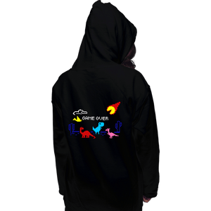 Daily_Deal_Shirts Pullover Hoodies, Unisex / Small / Black 8 Bit Extinction