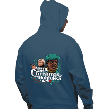 Load image into Gallery viewer, Daily_Deal_Shirts Pullover Hoodies, Unisex / Small / Indigo Blue Merry Christmas Muhfukka

