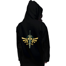 Load image into Gallery viewer, Daily_Deal_Shirts Pullover Hoodies, Unisex / Small / Black A Master Sword

