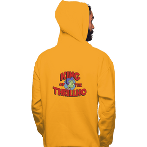 Shirts Zippered Hoodies, Unisex / Small / White King Of The Thrillho