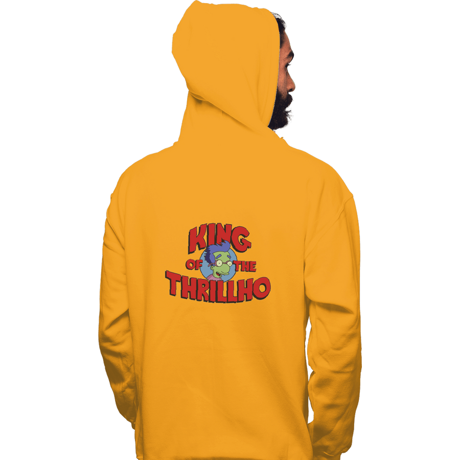 Shirts Zippered Hoodies, Unisex / Small / White King Of The Thrillho