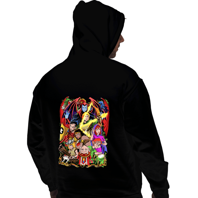Shirts Pullover Hoodies, Unisex / Small / Black D&D Fighter