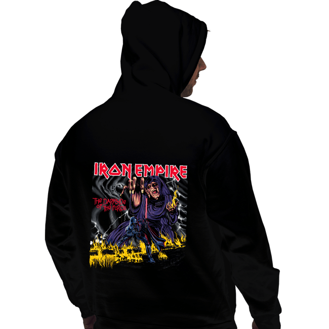 Daily_Deal_Shirts Pullover Hoodies, Unisex / Small / Black Iron Empire Metal
