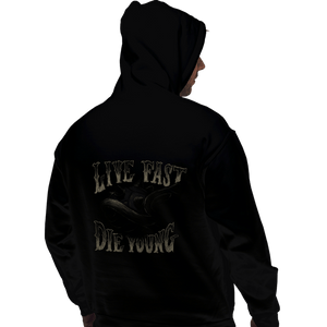 Shirts Pullover Hoodies, Unisex / Small / Black Live Fast Die Young