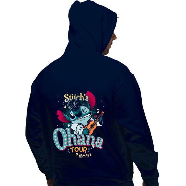 Daily_Deal_Shirts Pullover Hoodies, Unisex / Small / Navy Ohana Tour