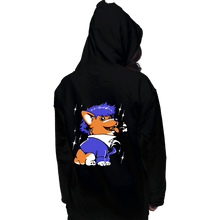 Load image into Gallery viewer, Last_Chance_Shirts Pullover Hoodies, Unisex / Small / Black Space Corgiboy
