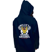 Load image into Gallery viewer, Shirts Zippered Hoodies, Unisex / Small / Navy Willie&#39;s Training Grounds
