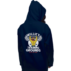 Shirts Zippered Hoodies, Unisex / Small / Navy Willie's Training Grounds