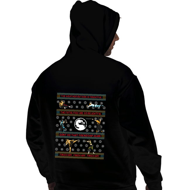 Shirts Pullover Hoodies, Unisex / Small / Black Finish Him Finish Him Finish Him