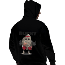 Load image into Gallery viewer, Shirts Pullover Hoodies, Unisex / Small / Black Rocky
